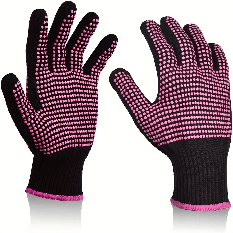 HTVRONT Heat Resistant Gloves for Sublimation - 2Pcs Heat Gloves for  Sublimation with Silicone Bumps, Heat Resistant Work Gloves for  Women,Universal