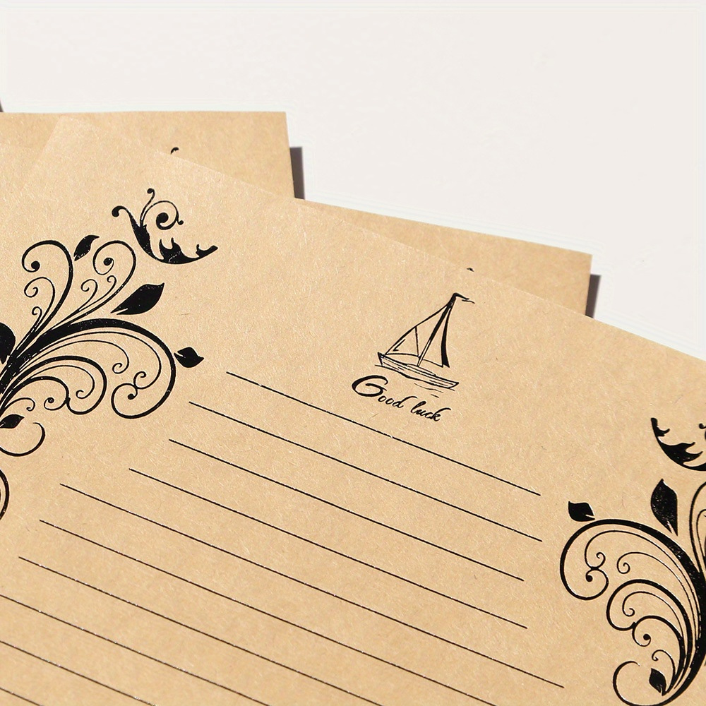 Hot Stamping Letter Paper Vintage Valentine's Day Love - Temu