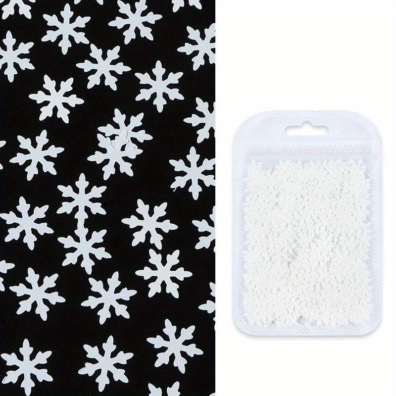 Winter Resin Filling Snowflake Epoxy Resin Sequins Christmas