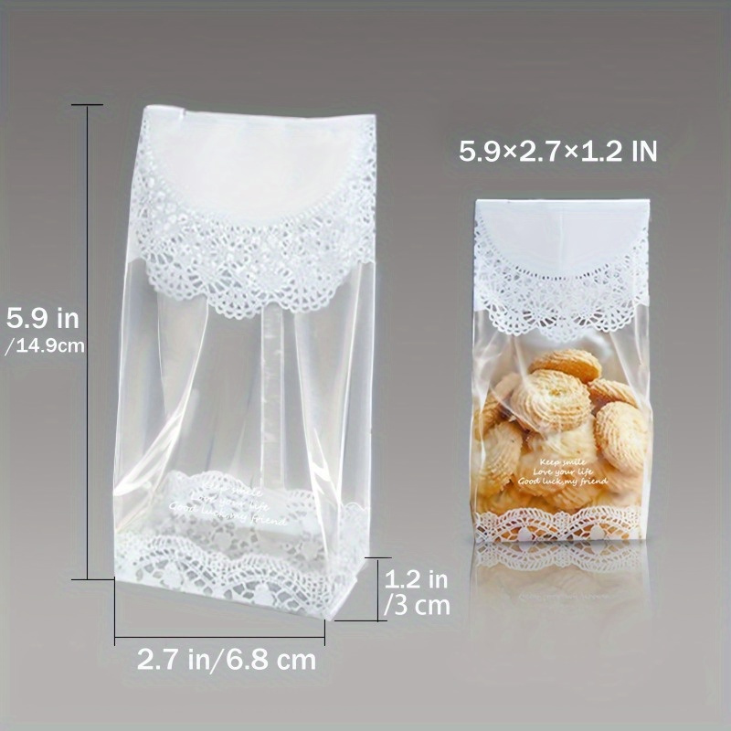 Self Sealing Cellophane Bags Clear Cookie Bags Resealable - Temu