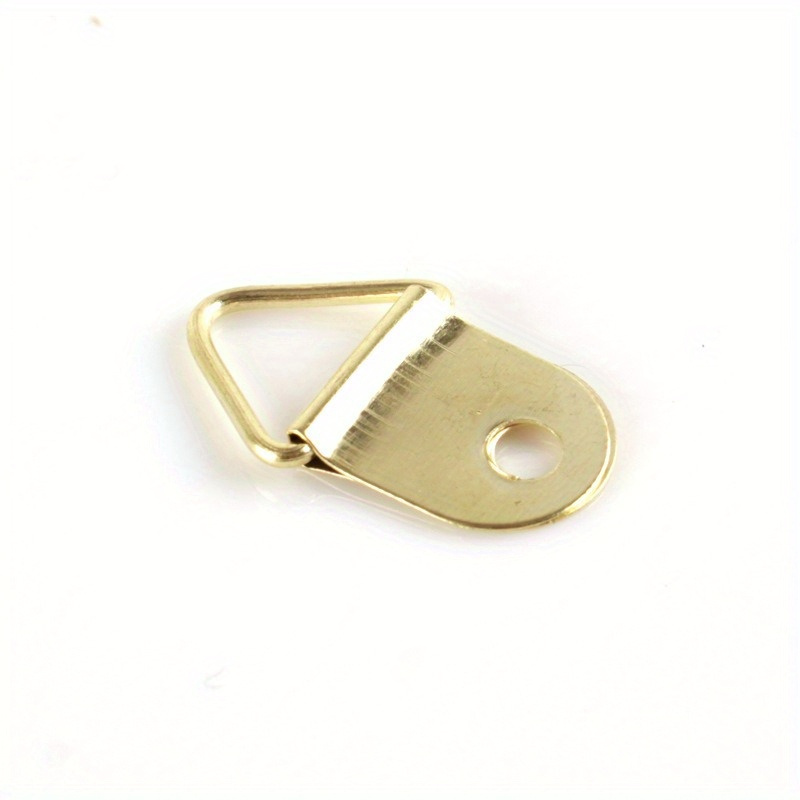 Golden Single Hole Medium Triangle Hanging Ring Picture - Temu
