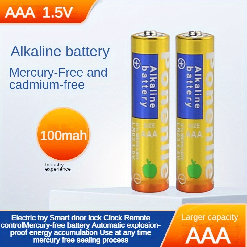 2/4 Stück Wiederaufladbare Notfall-lithium-ionen-batterie Aaa/lr03