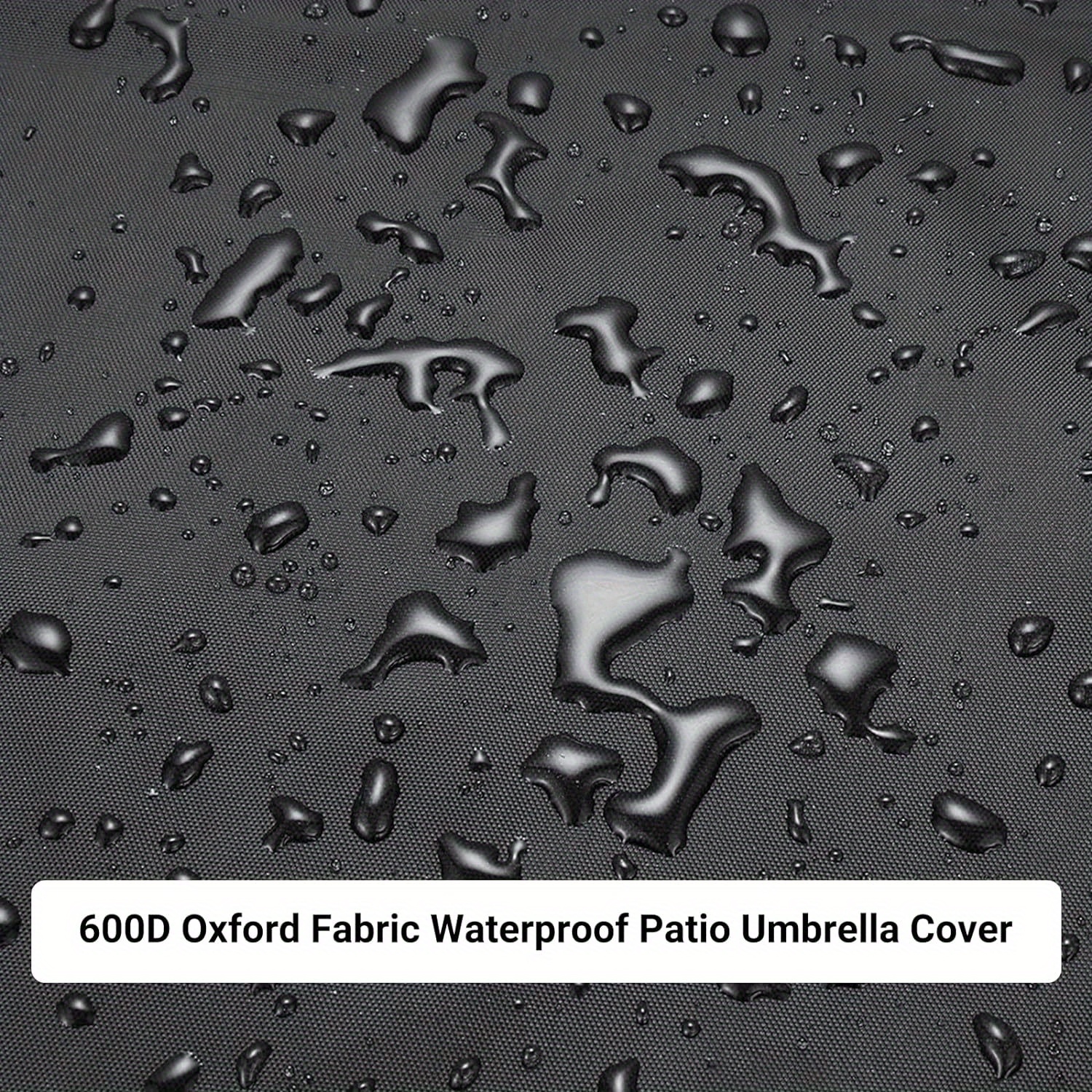 Tela impermeable ligera para forros, paraguas y mas color Negro
