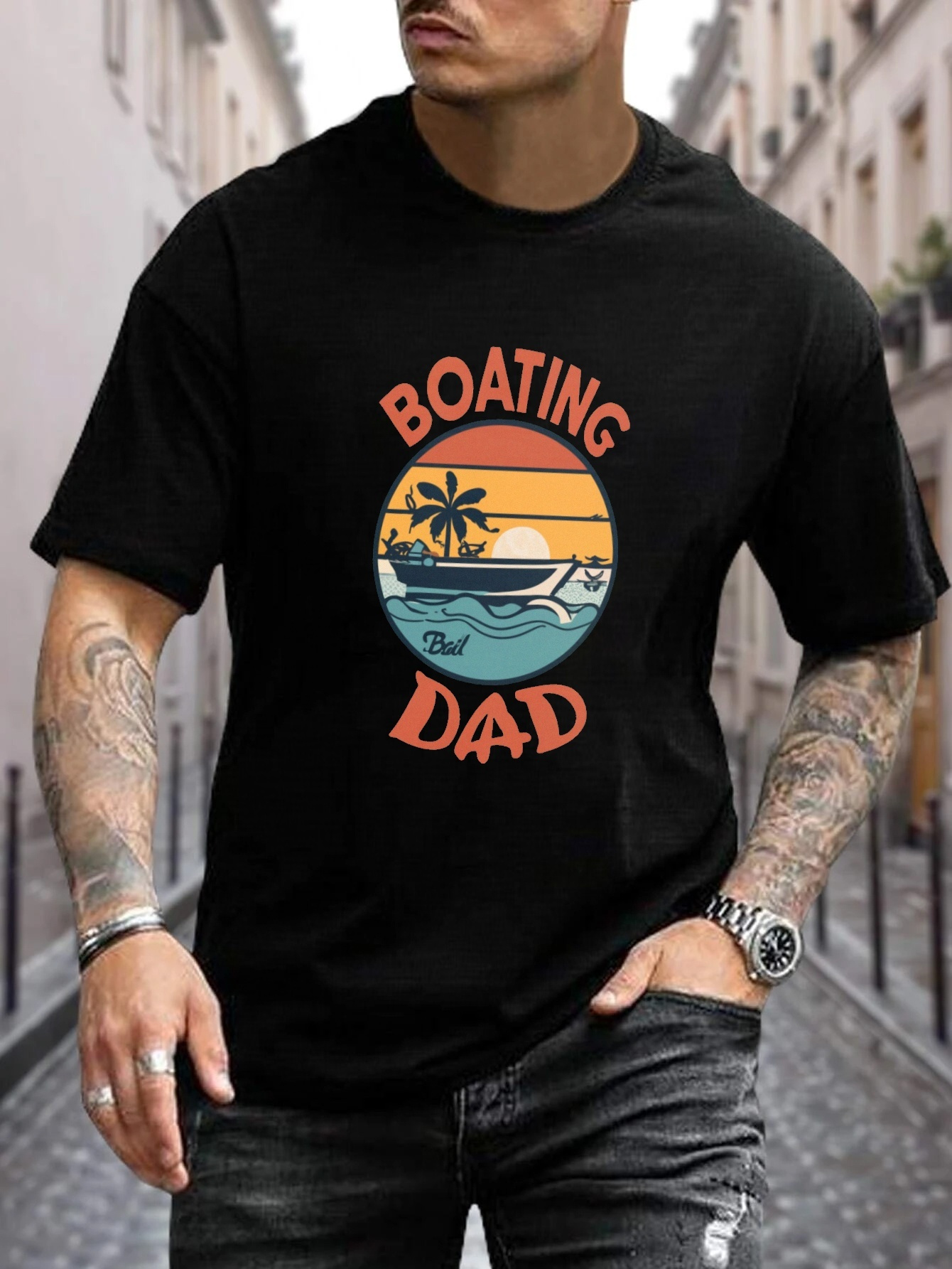 Camiseta De Cuello Redondo Con Diseño Gráfico Para Hombre, Cómoda Y Casual  Para El Verano, Ropa De Hombre Para Vacaciones Diarias En Resorts - Temu  Mexico