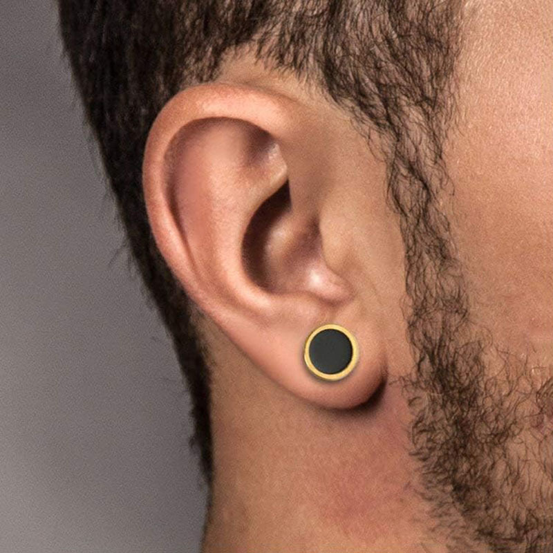 2/6pcs boucles d'oreilles haltères punk en acier inoxydable - Temu ..., حجم الصورة 800x800