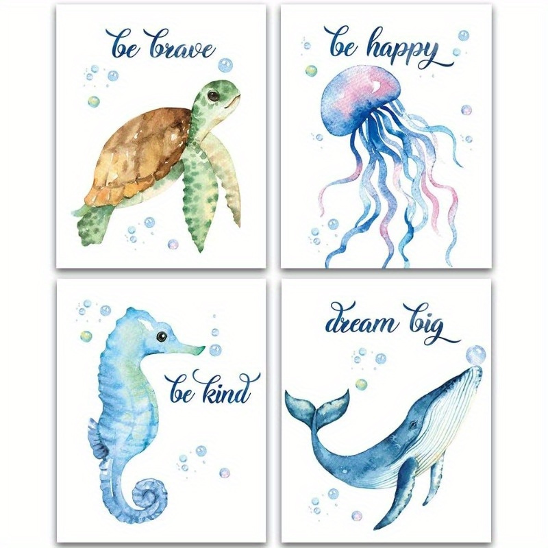 Lovely Inspirational Words Texture Dreams Watercolor Sea - Temu Canada