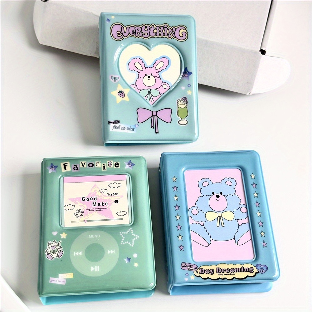 Portable Small Photo Album Idol Photo Storage Card Album - Temu