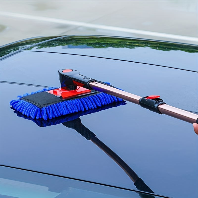 2023 New Car Cleaning Brush Car Wash Brush Telescoping Long - Temu