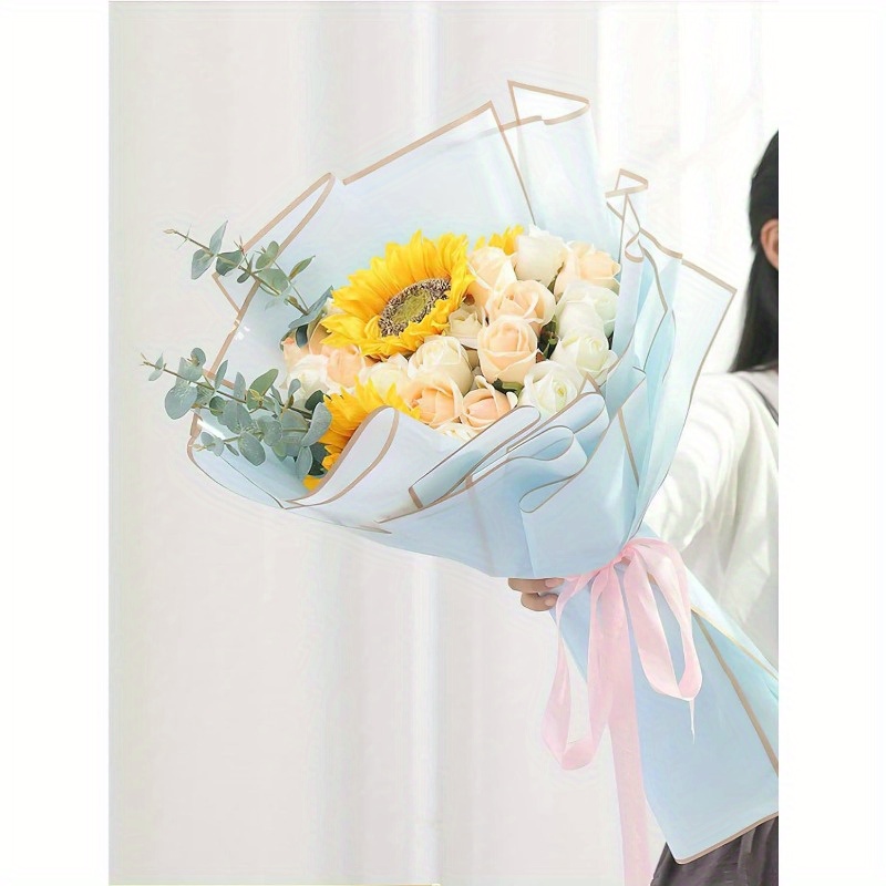 Korean style Fresh Flower Wrapping Paper Bouquet Wrapping - Temu