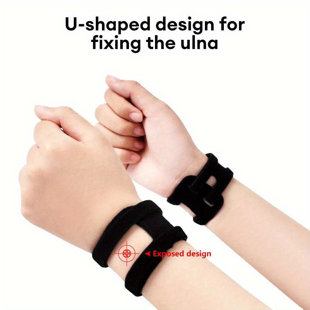 1Pcs TFCC Sport Yoga Wrist Band Adjustable U-shape Wrist Support