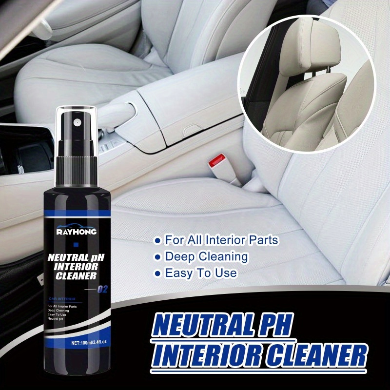 Multifunctional Car Foam Cleaner Spray - 00ml Strong Foam Cleaning Artifact  for Car Engines Steering Wheels Dashboards Door Panels - All-Purpose  Cleaners & Easy to Use 