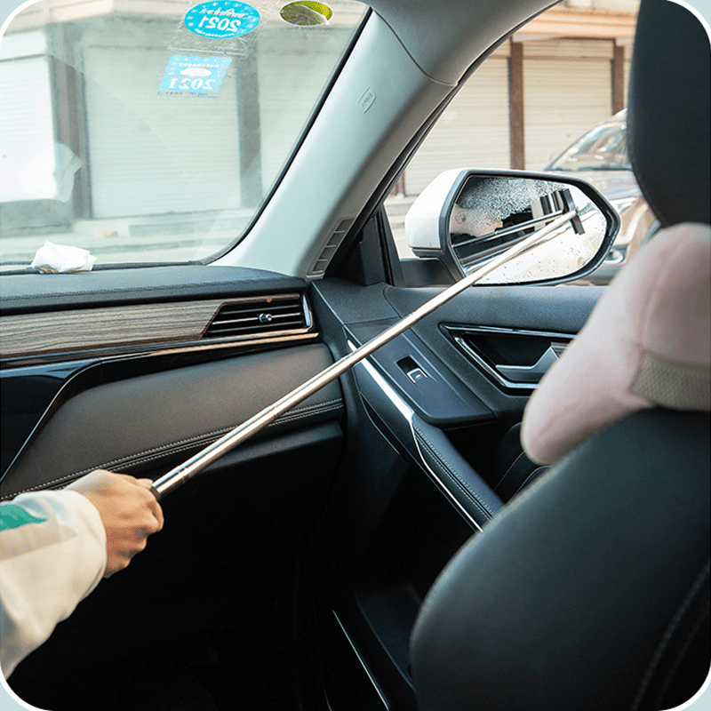 Portable Rearview Mirror Wiper Retractable Window Cleaning - Temu