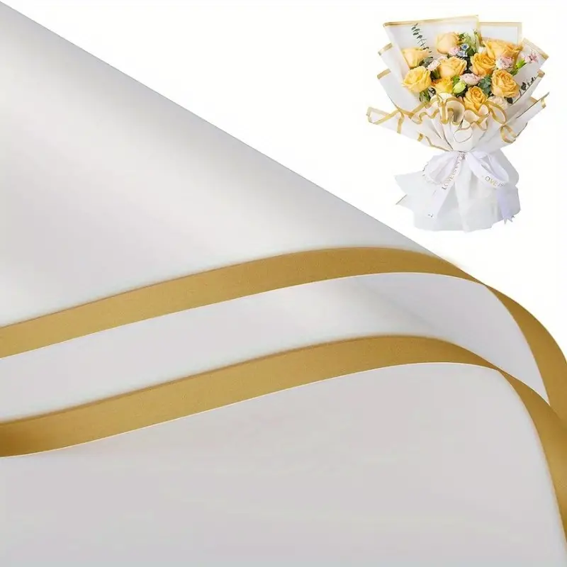 Waterproof Bouquet Paper Floral Wrapping Paper Sheets Fresh - Temu