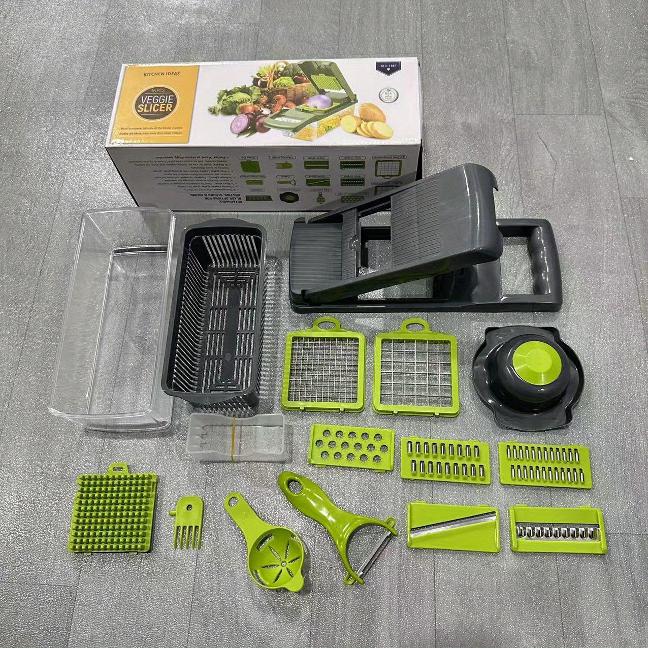 16in1 Multifunctional Vegetable Chopper And Fruit Slicer With