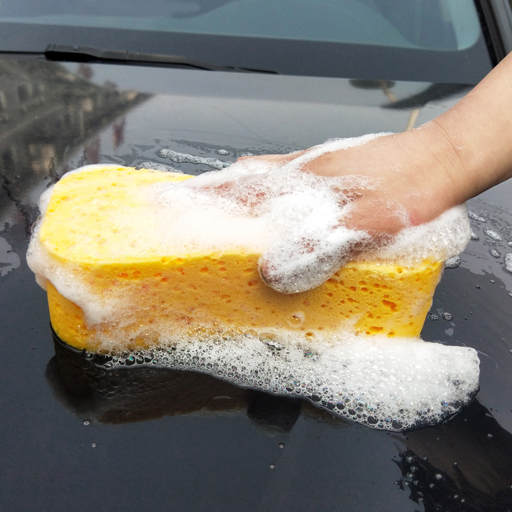 Car Wash Sponge,4pcs Large car Sponges for Washing,Cleaning