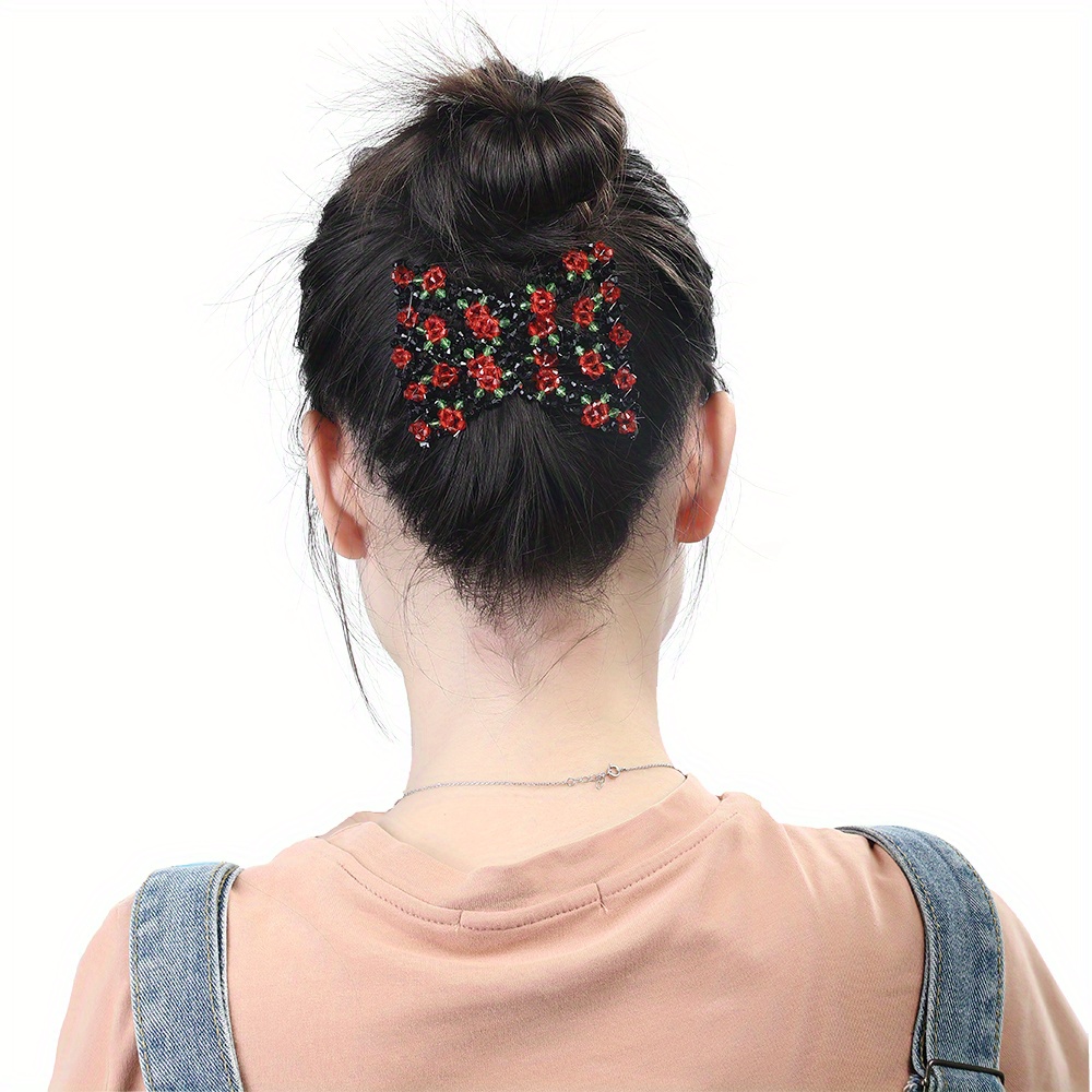 Magic Crystal Beaded Hair Comb Clip Women Perfect Side Hair Temu