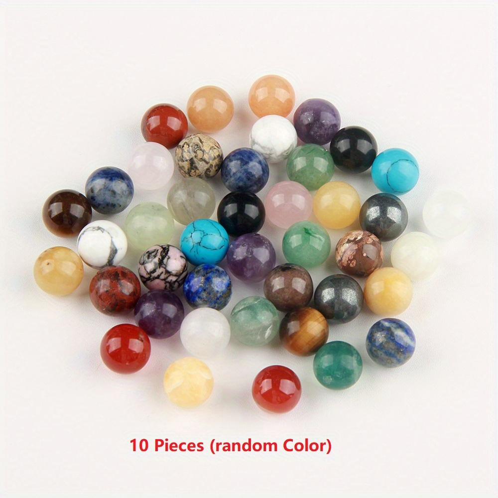 Random Mixed Color Natural Gemstone Beads Synthetic Loose - Temu