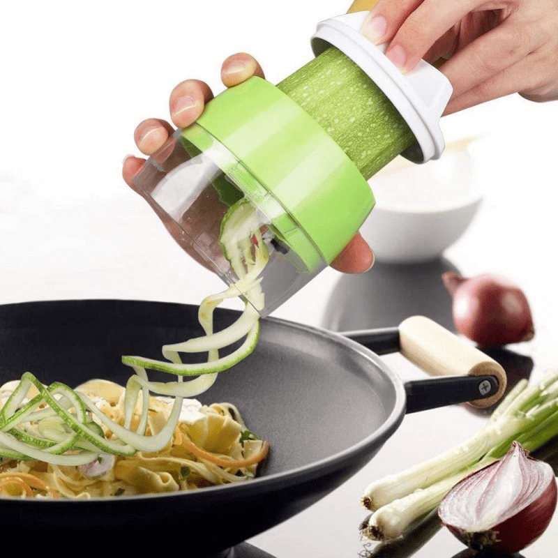 Spiral Vegetable Slicer Handheld Spiralizer For Potatoes - Temu