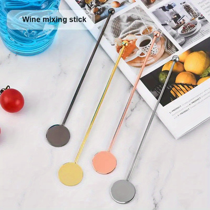 Cocktail Stirrer Round Top Swizzle Sticks Muticolored Disco Ball Drink  Mixing Stirrers for 1970s Disco Party Home Bar Shop Use - AliExpress