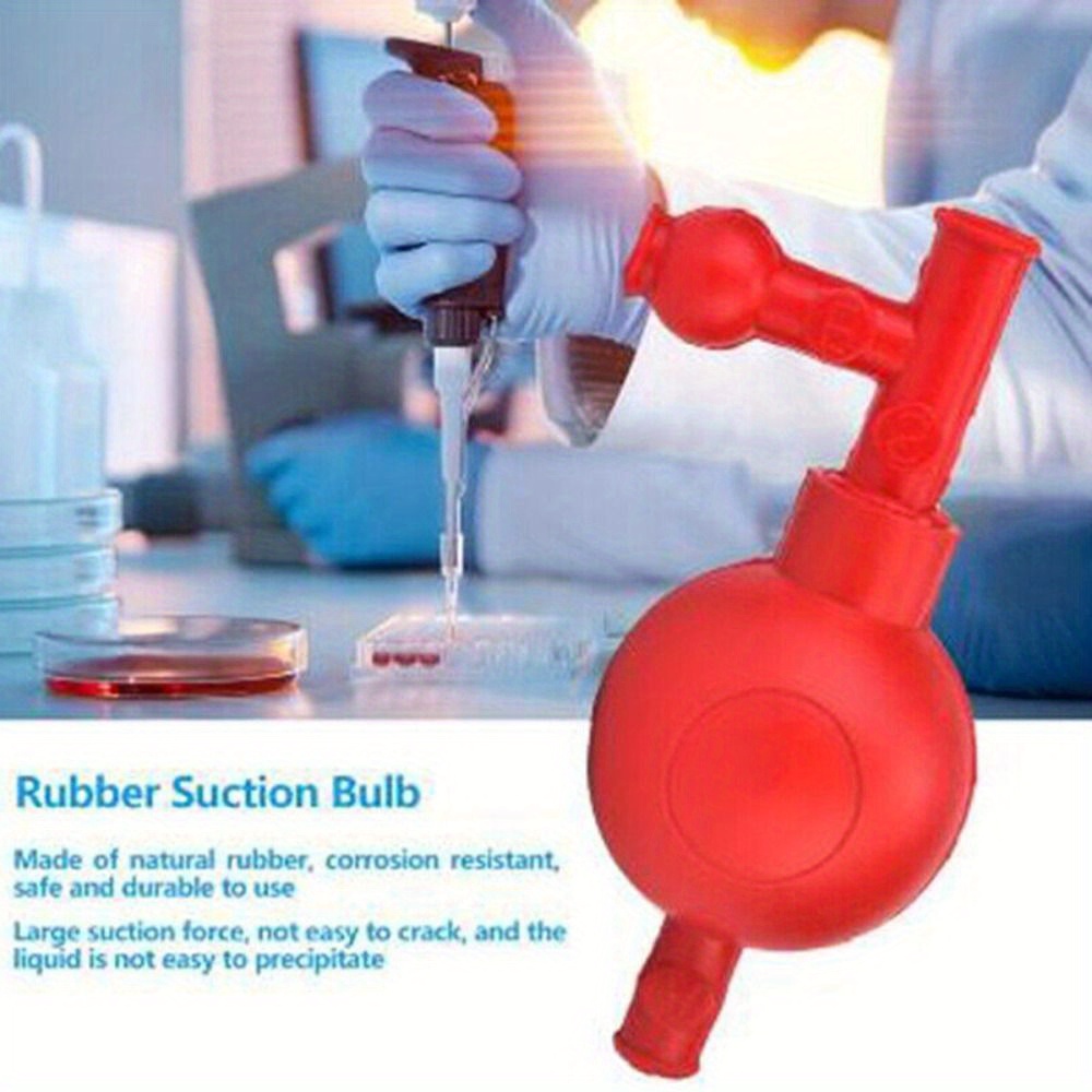 Rubber Three-Way Quantitative Suction Bulb