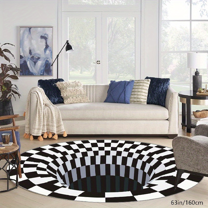 3D Optical Illusion Living Room Carpet Bedroom Living Room Anti