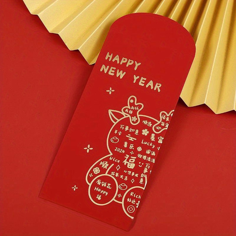 6PCS CARTOON DRAGON Year Hongbao Red Enveloppes pour 2024 Nouvel An EUR  4,28 - PicClick FR