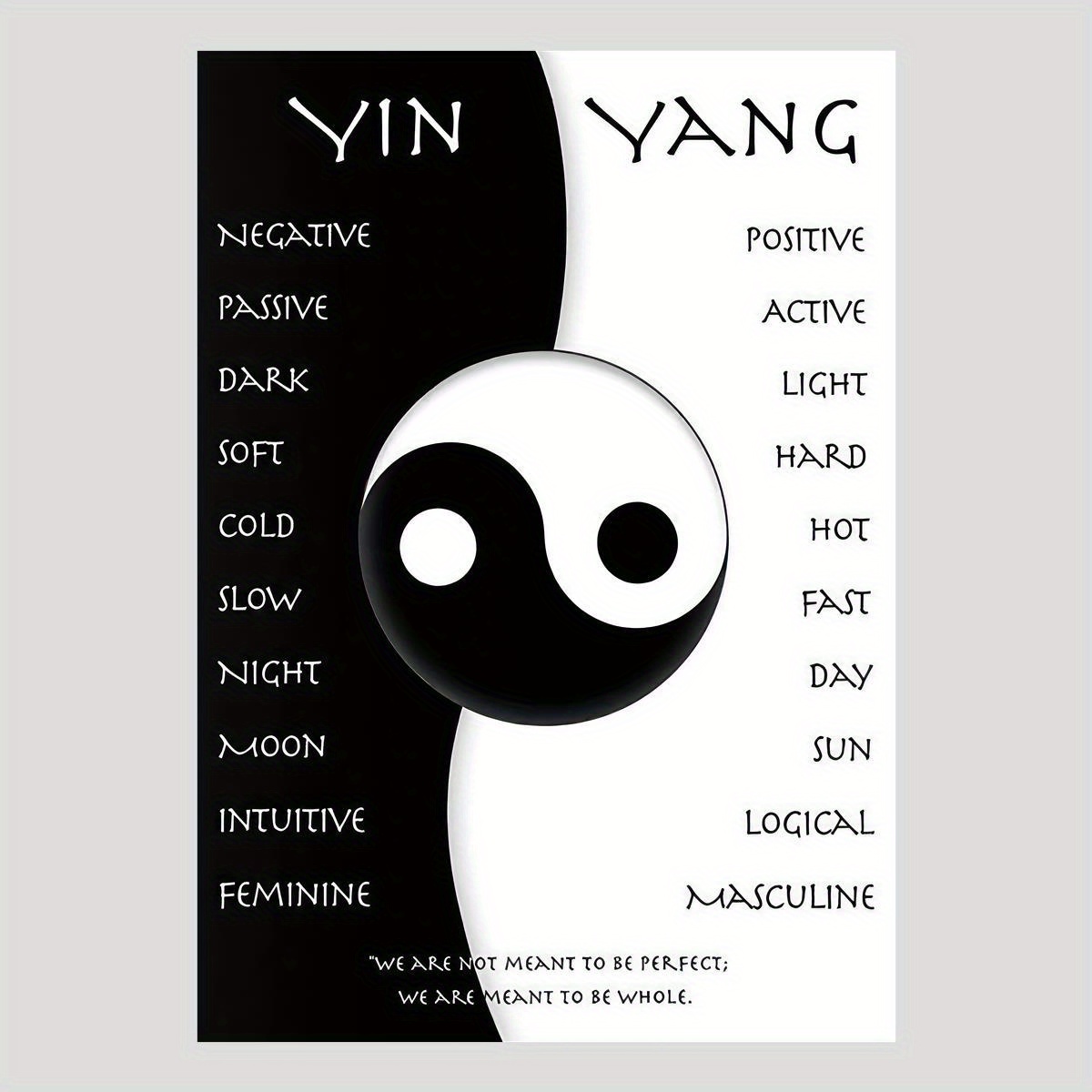 Yin Yang Wall Decor - Temu