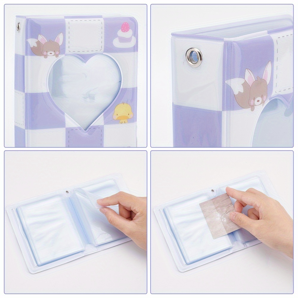 Mini Photo Album Hollow Photocard Holder Photocard Sleeves Photo