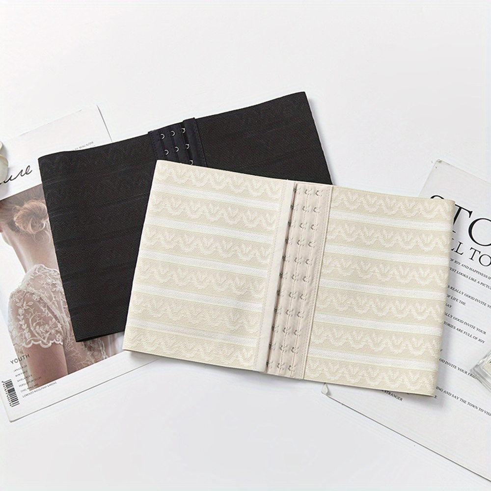 Flexible Waist Shaper with Floral Design - Supportive Waist Trainer for Women'S Postpartum Recovery And Body Shaping