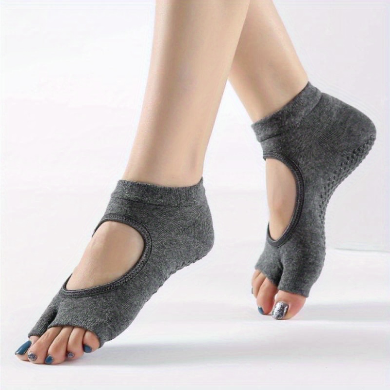 Split Toe Grip Socks Open Toe Non slip Breathable Backless - Temu
