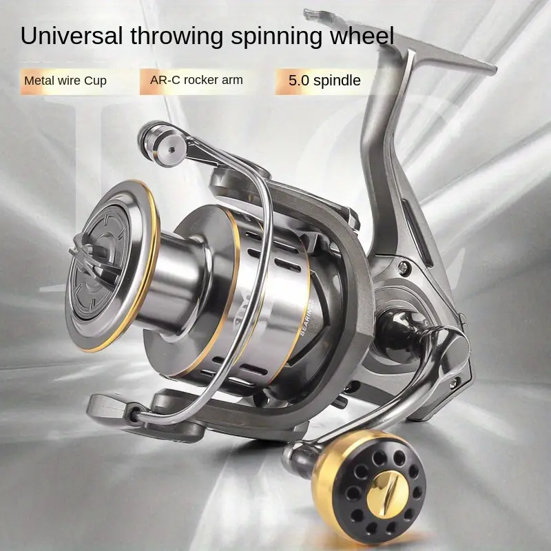 Luya Fishing Spinning Wheel Metal Long range Fishing Line - Temu