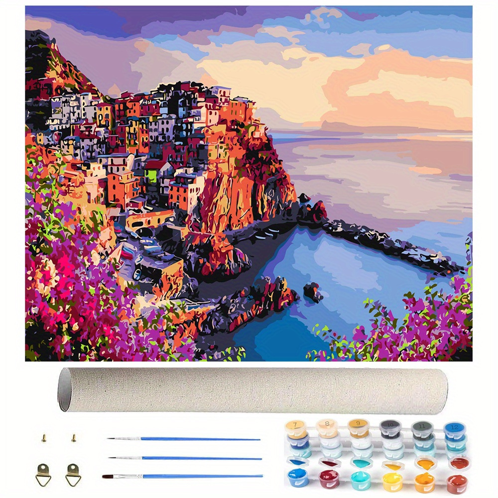 Rolled Canvas-no Crease, Diy Acrylic Paint By Numbers Kit For Adults, Paint  By Numbers For Adults, Hobbies And Crafts For Adults, Birthday,  Thanksgiving, Christmas Gifts For Mom, Grandma, Neighbors, Friends, Home  Decor
