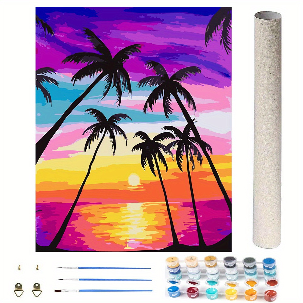 Diy Acrylic Paint By Numbers Kit For Adults, Paint By Numbers For