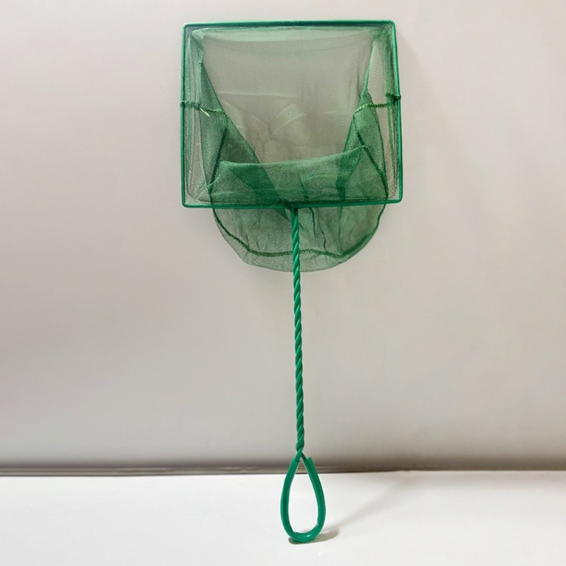 Green Fine Nylon Mesh Aquarium Net With Handle Portable - Temu