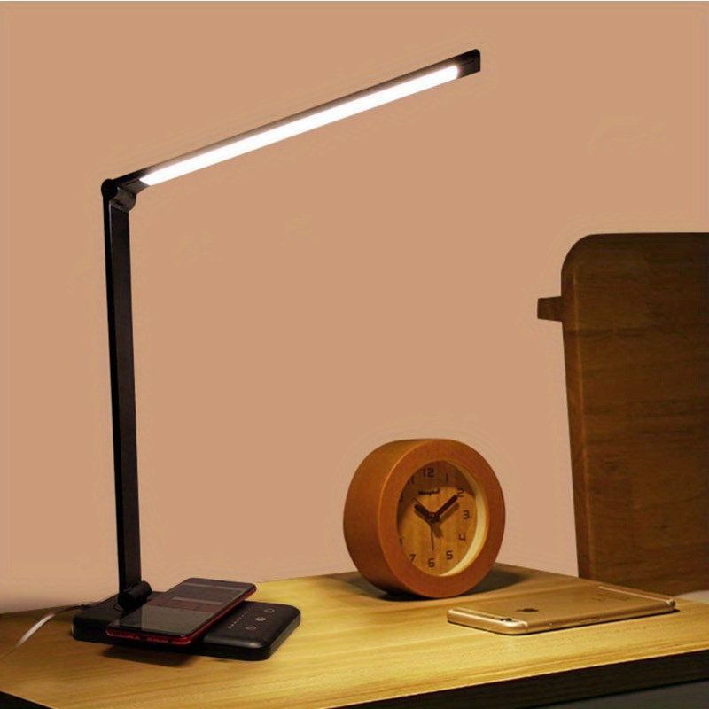 Lámpara de escritorio LED con cargador inalámbrico VELA