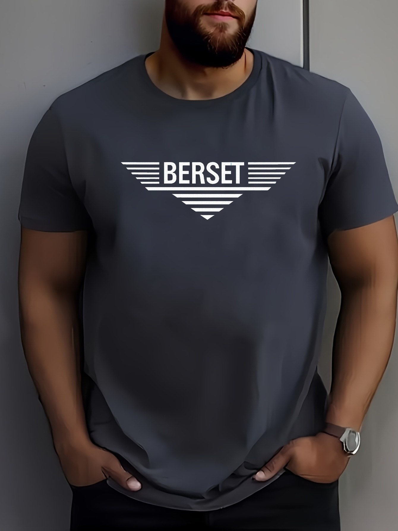 Camiseta con logotipo de los hombres