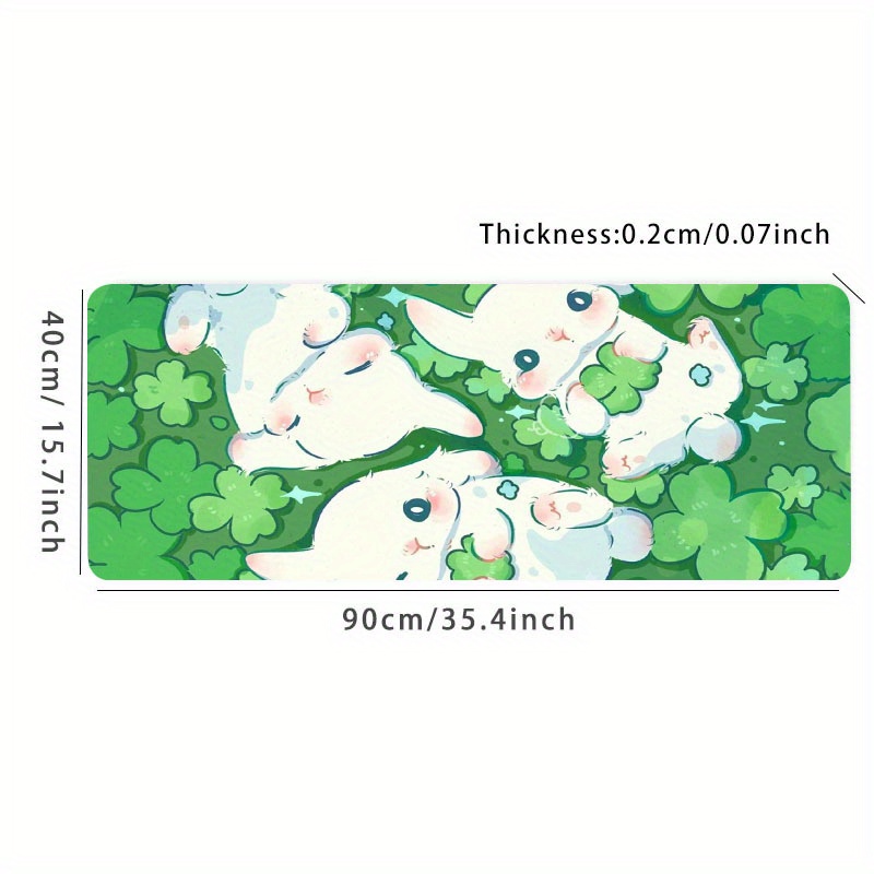 Cute Frog Mouse Pad Desk Pad Kawaii Green Desk Decor Mat - Temu