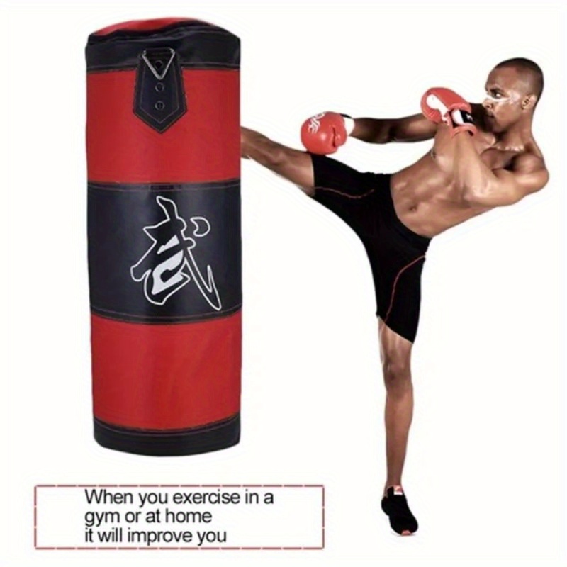 Boxing Bag MMA Gloves Martial Arts Kicking Sandbag Punching Training