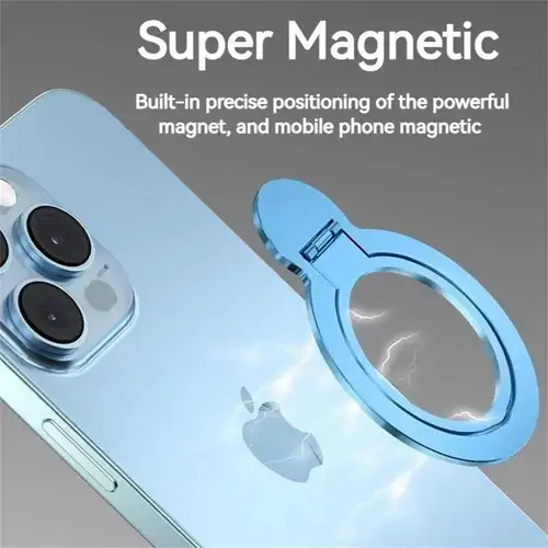 10PCS Magnetischer Metallring Drahtloses Eisenblech Für IPhone 14