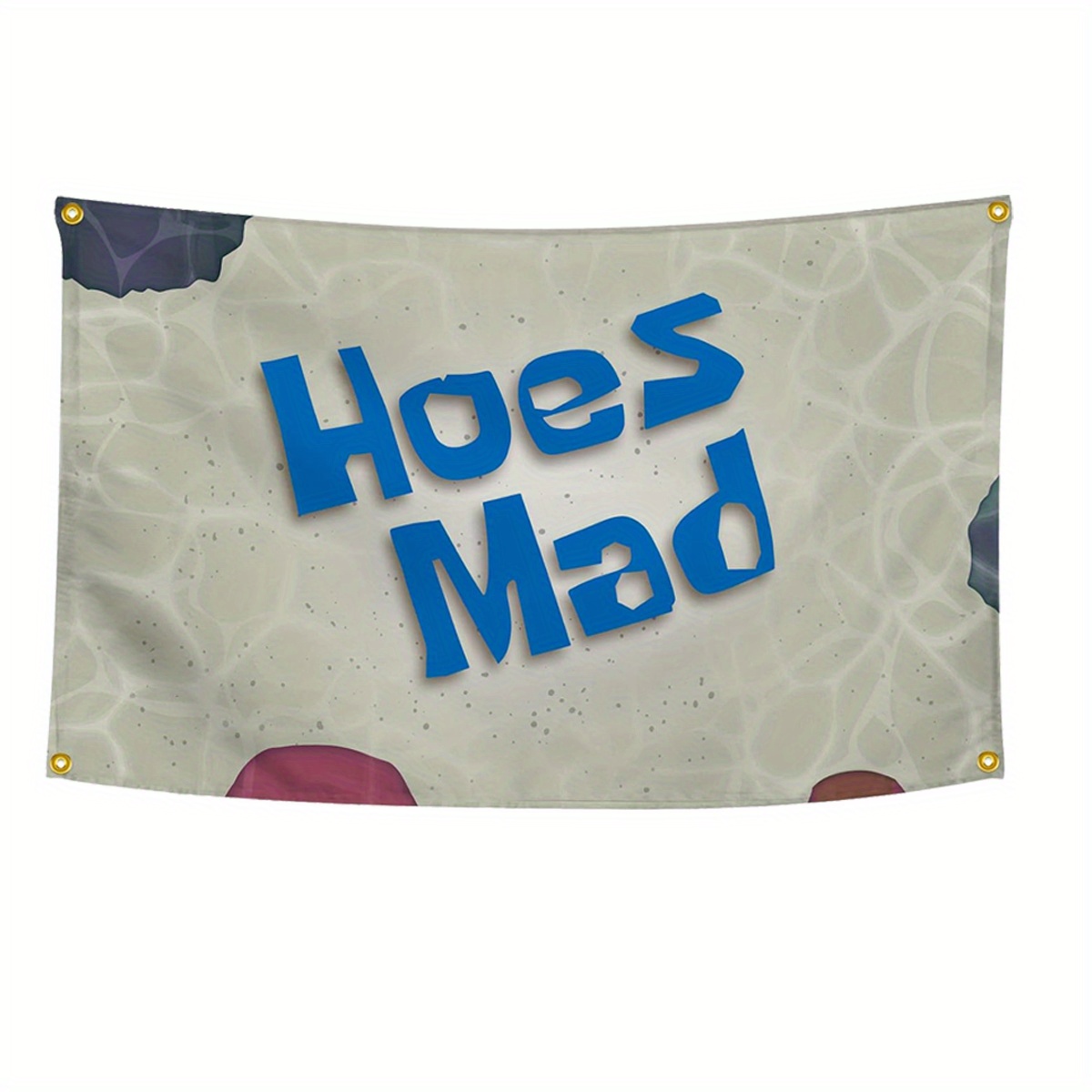 

1pc, Hoes Mad Funny Banner With 4 Brass Grommets, Suitable For Indoor Outdoor Decoration, Home Decor, Outdoor Decor, Yard Decor, Garden Decorations