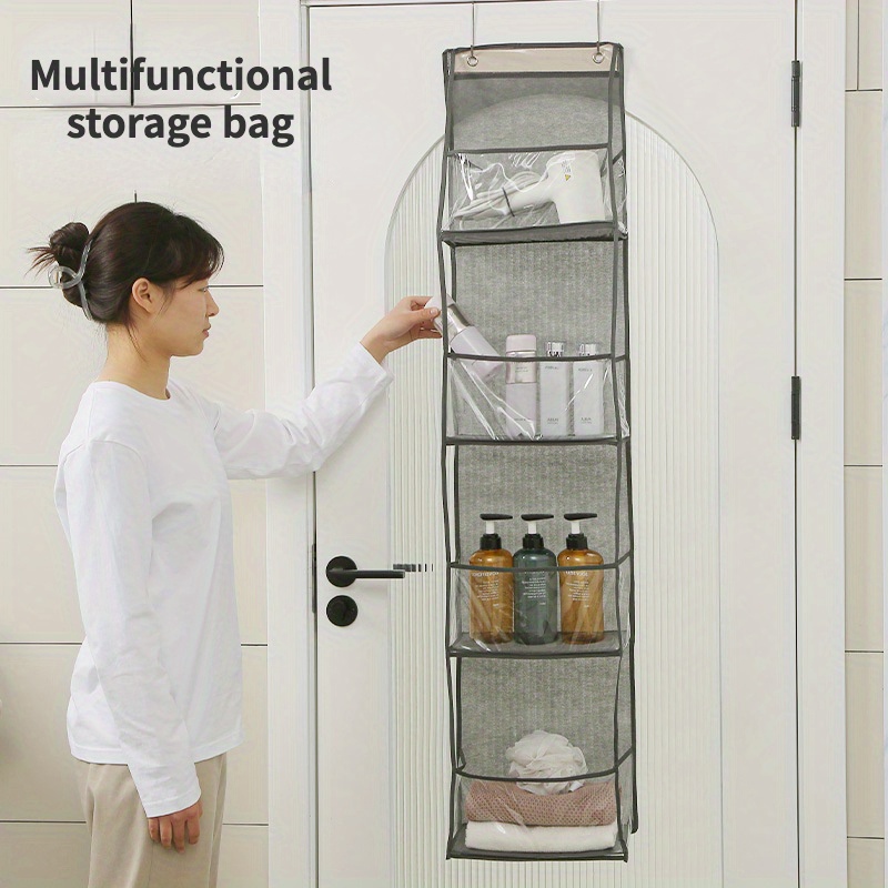 

Wall-mounted Multi-pocket Storage Bag, Multi-functional Toy Snack Storage Bag, Perfect Home Finishing Items Hanging Storage Bag