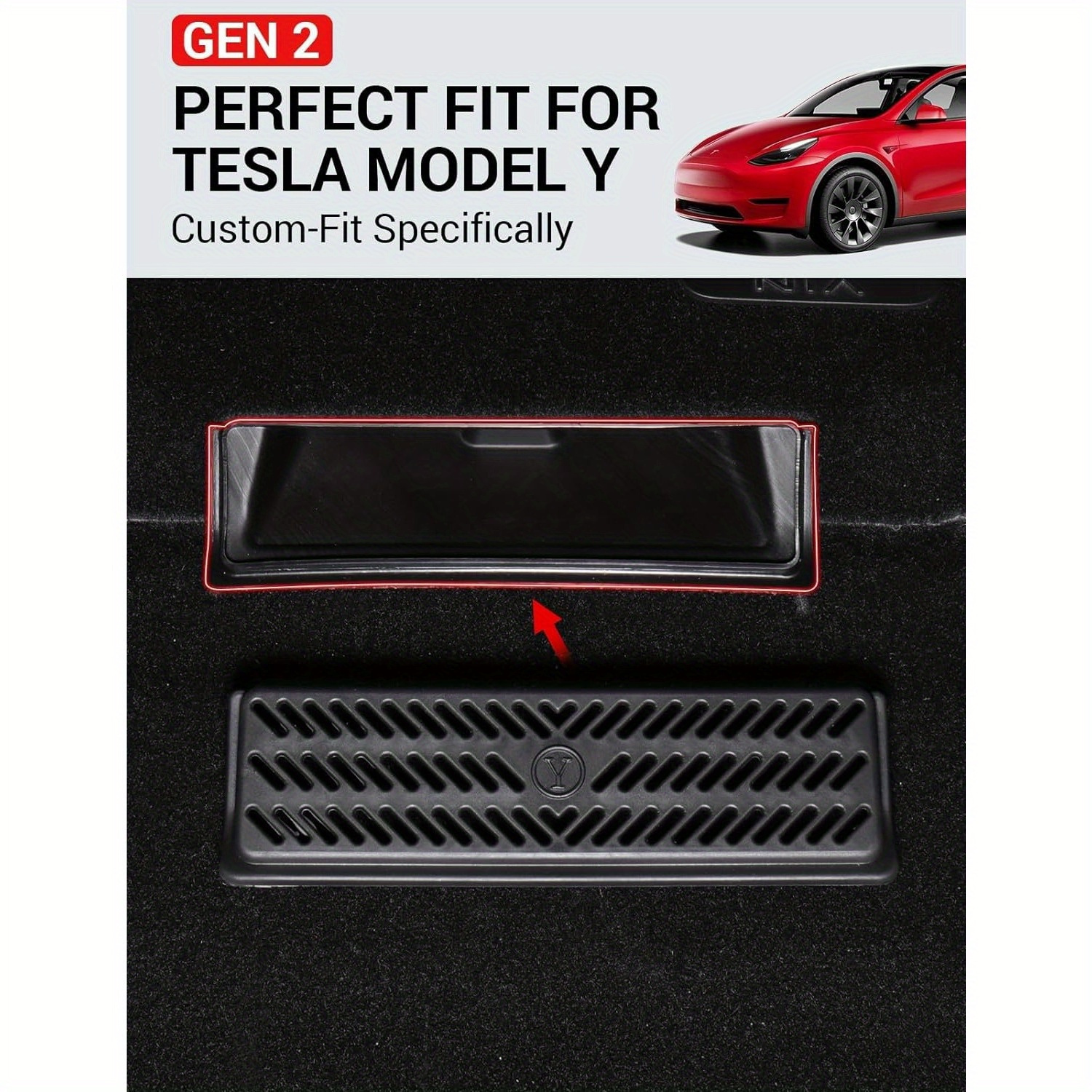 2pcs/set Backseat Air Vent Cover Air Flow Vent Grille Protection For Tesla  Model Y Gen 2 2020 2021 2022 2023
