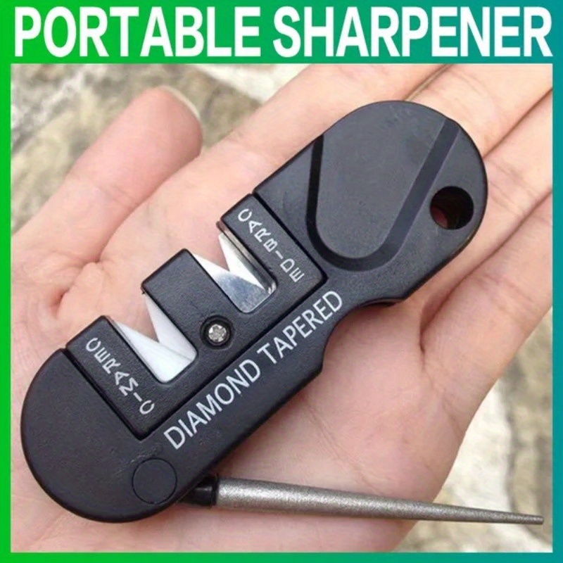 Knife Sharpeners Pocket Ceramic Knife Sharpener Diamond Tool - Temu