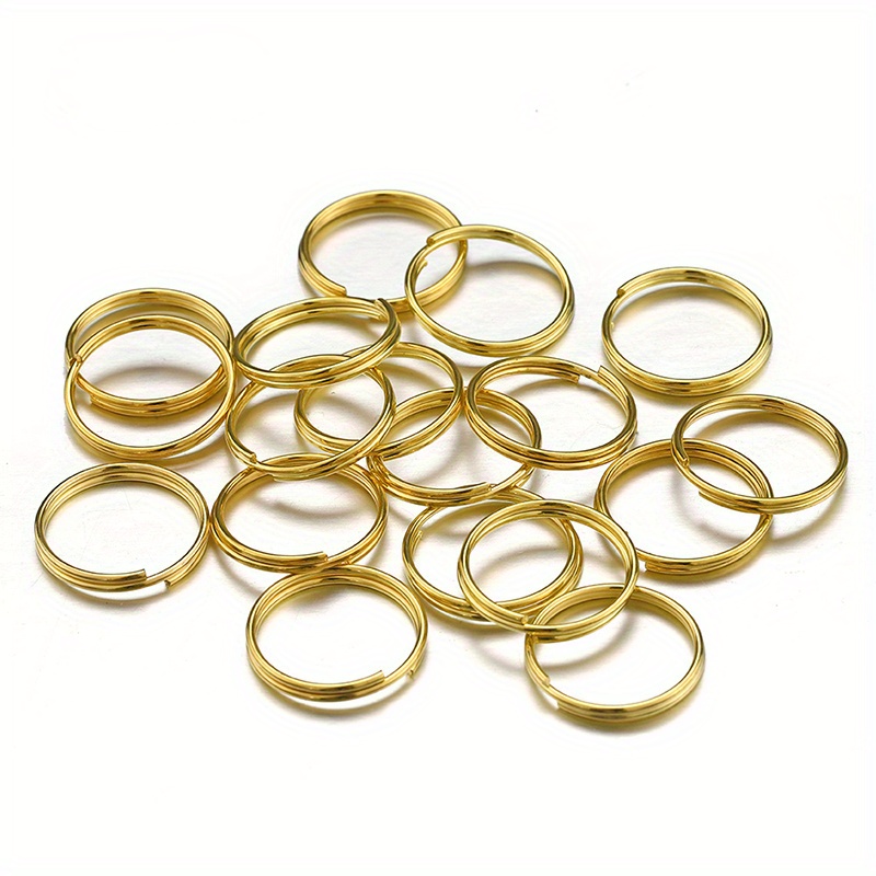 Metal Open Jump Rings Split Rings Connectors For Diy Jewelry - Temu