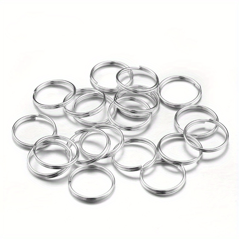200pcs/Lot 5-12mm Metal Open Double Loops Jump DIY Jewelry Findings Rings & Split  Ring For Jewelry Making Accessories