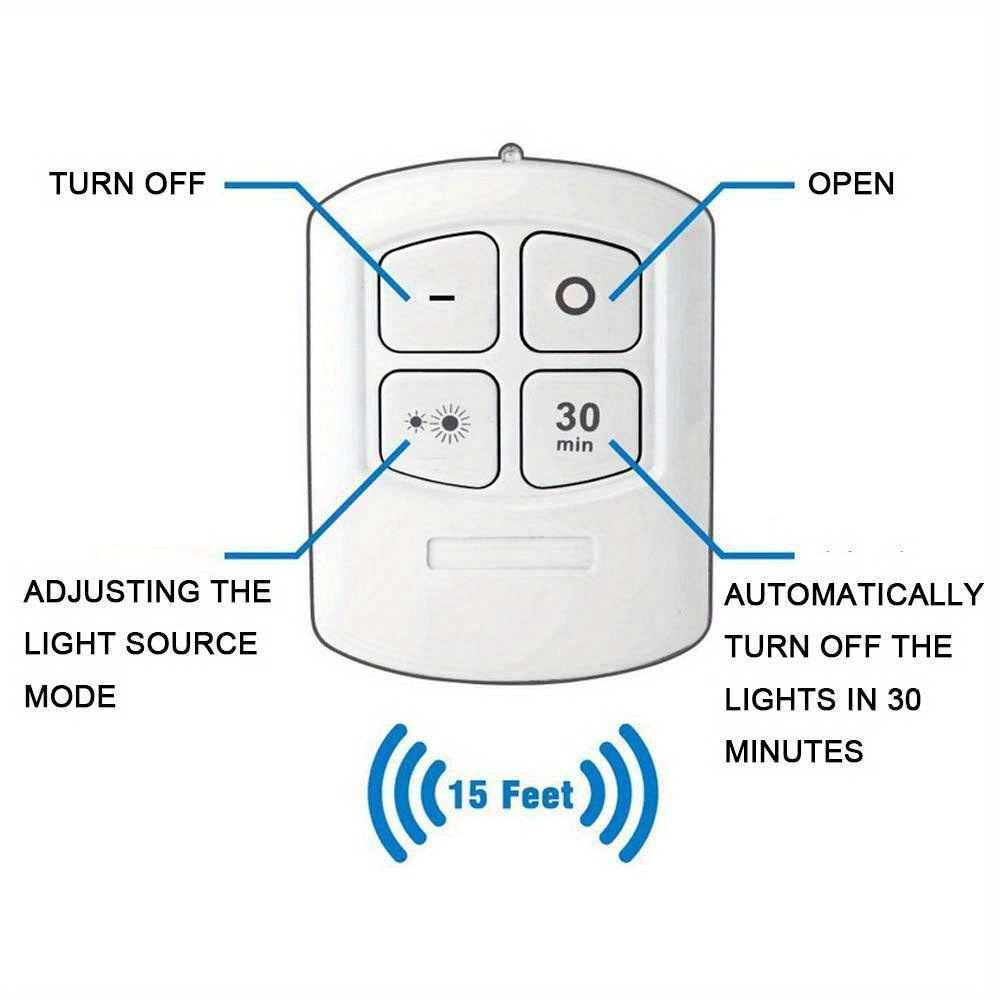 6pcs/3pcs/1pc Luci Intelligenti Wireless Led Sotto Pensile - Temu