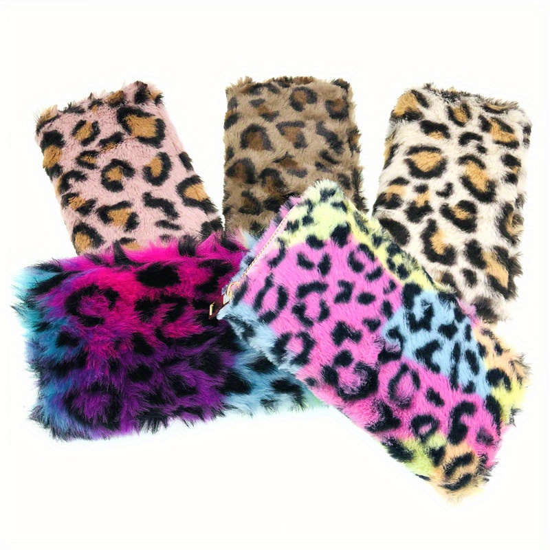 Faux Fur - Rainbow Leopard