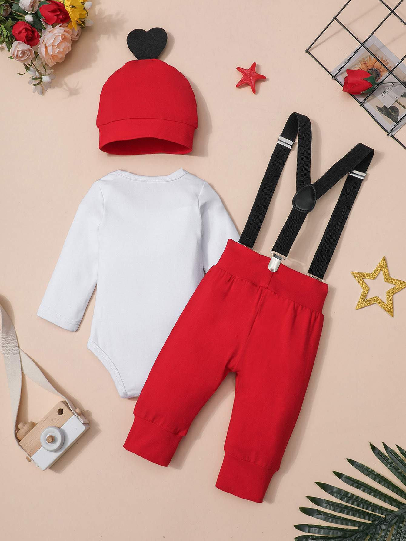 Boys red outlet outfit