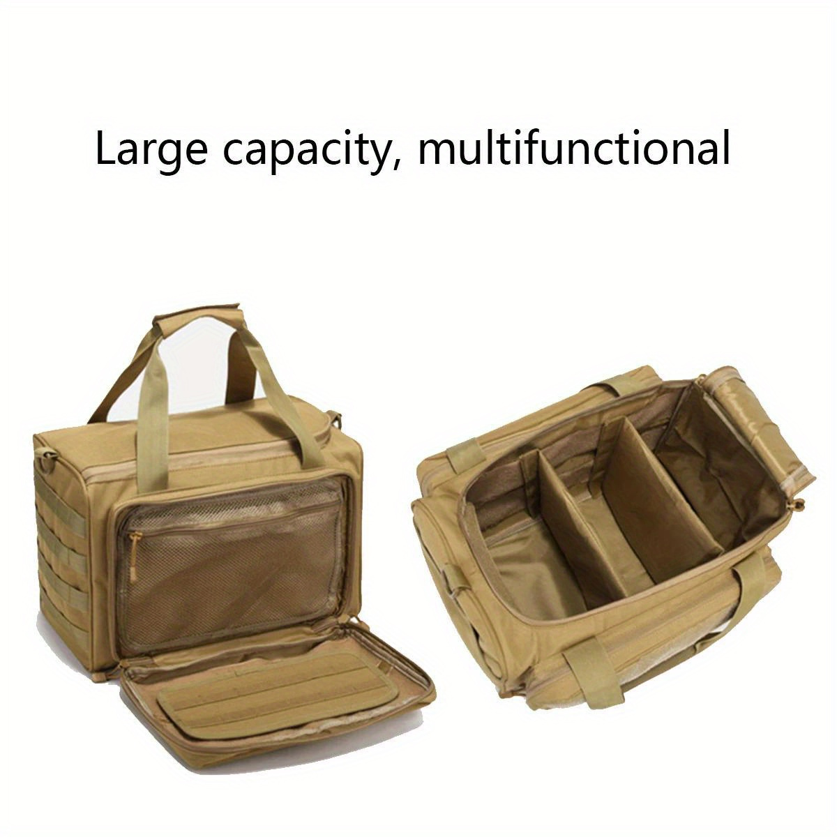Multifunctional Training Bag, Molle System Waterproof Shoulder Bag, Accessories Tools Sling Bag - Click Image to Close