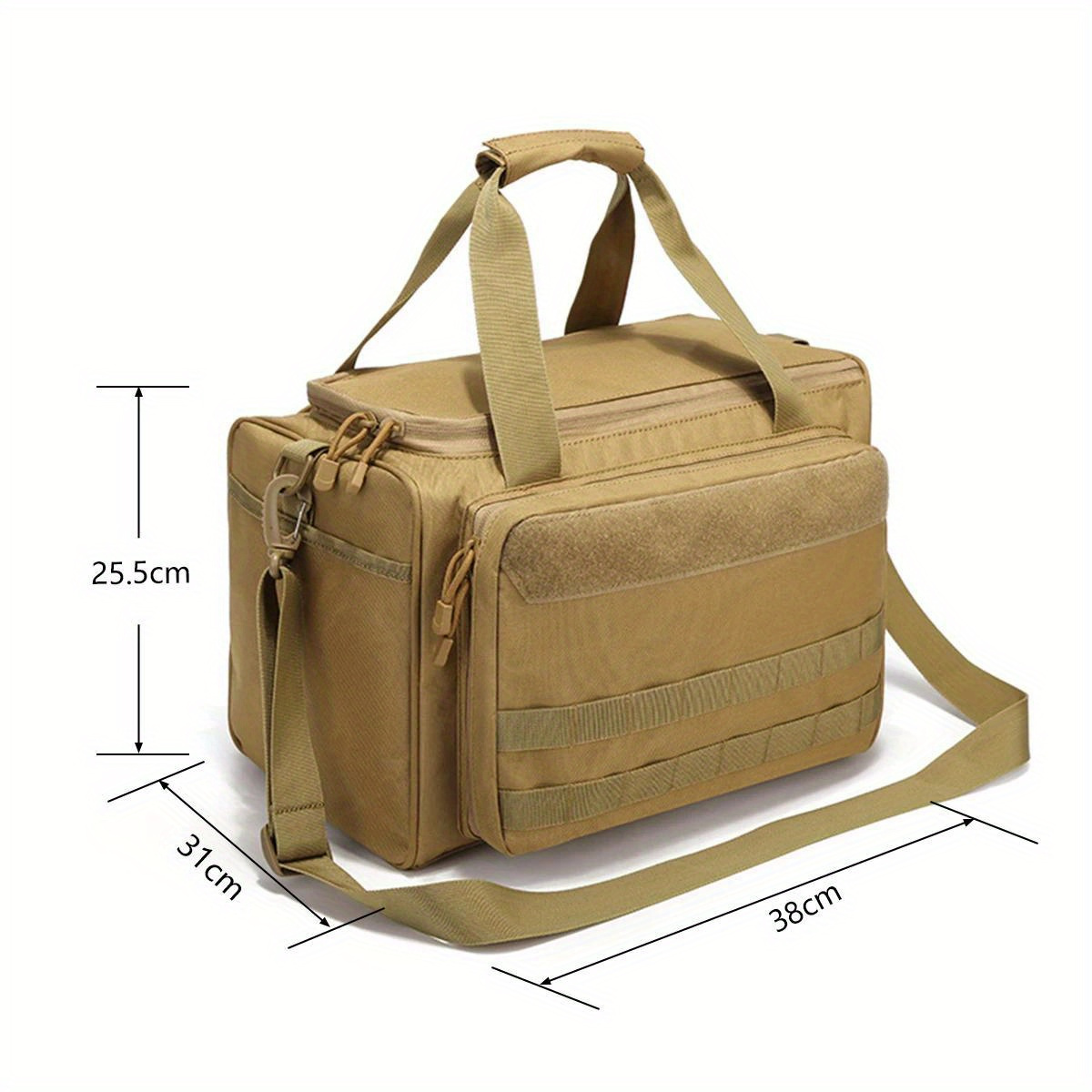 Multifunctional Training Bag, Molle System Waterproof Shoulder Bag, Accessories Tools Sling Bag